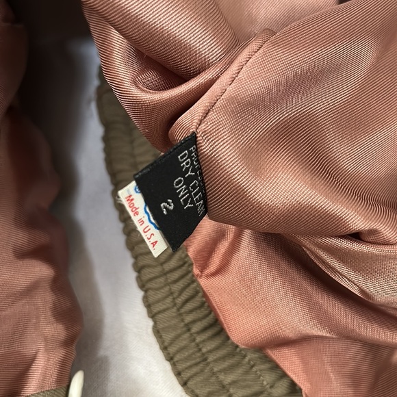 Harve Benard Women’s Vintage Loose Fitting  Bomber Jacket size 2 - Picture 10 of 11